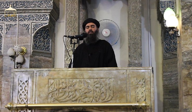 © Photo: ru.wikipedia.org Foto de arquivo. Líder do EI Abu Bakr al-Baghdadi Leia mais: http://portuguese.ruvr.ru/news/2015_01_20/M-dia-l-der-do-Estado-Isl-mico-gravemente-ferido-em-curso-de-golpe-a-reo-9341/