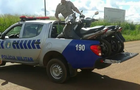 PM realiza operação na cidade de Alvorada e apreende 10 motocicletas com sinais de adulteração
