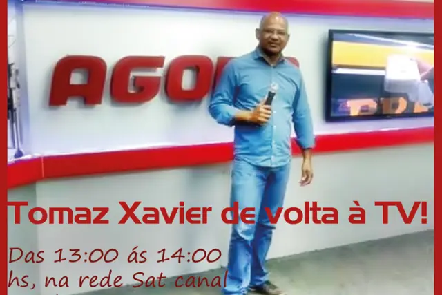 Tomaz Xavier de volta à TV