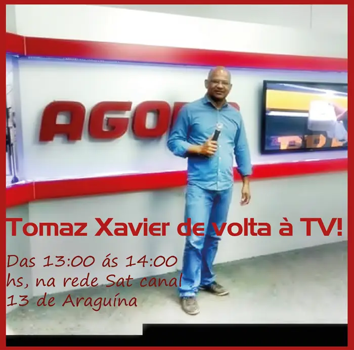 Tomaz Xavier de volta à TV