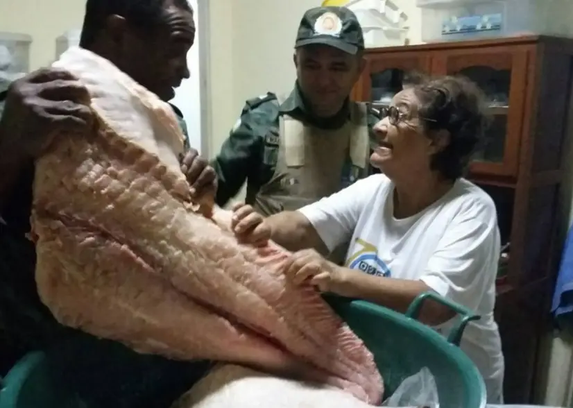 PM apreende 228 kg de pescado na Lagoa da Confusão
