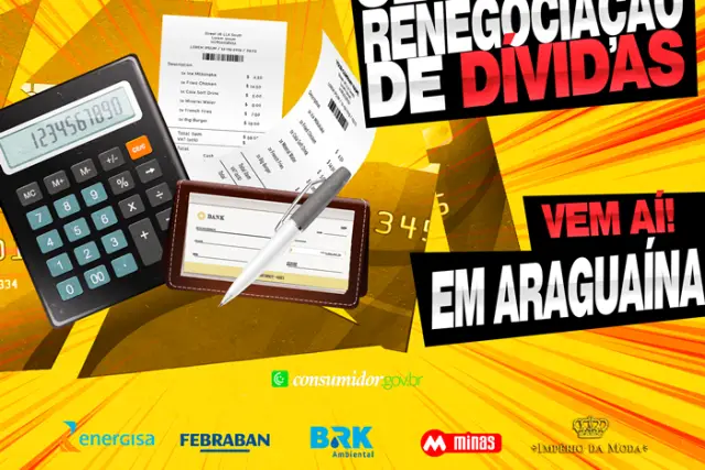 Semana de Renegociação de Dívidas acontece em Gurupi e Araguaína a partir do dia 16