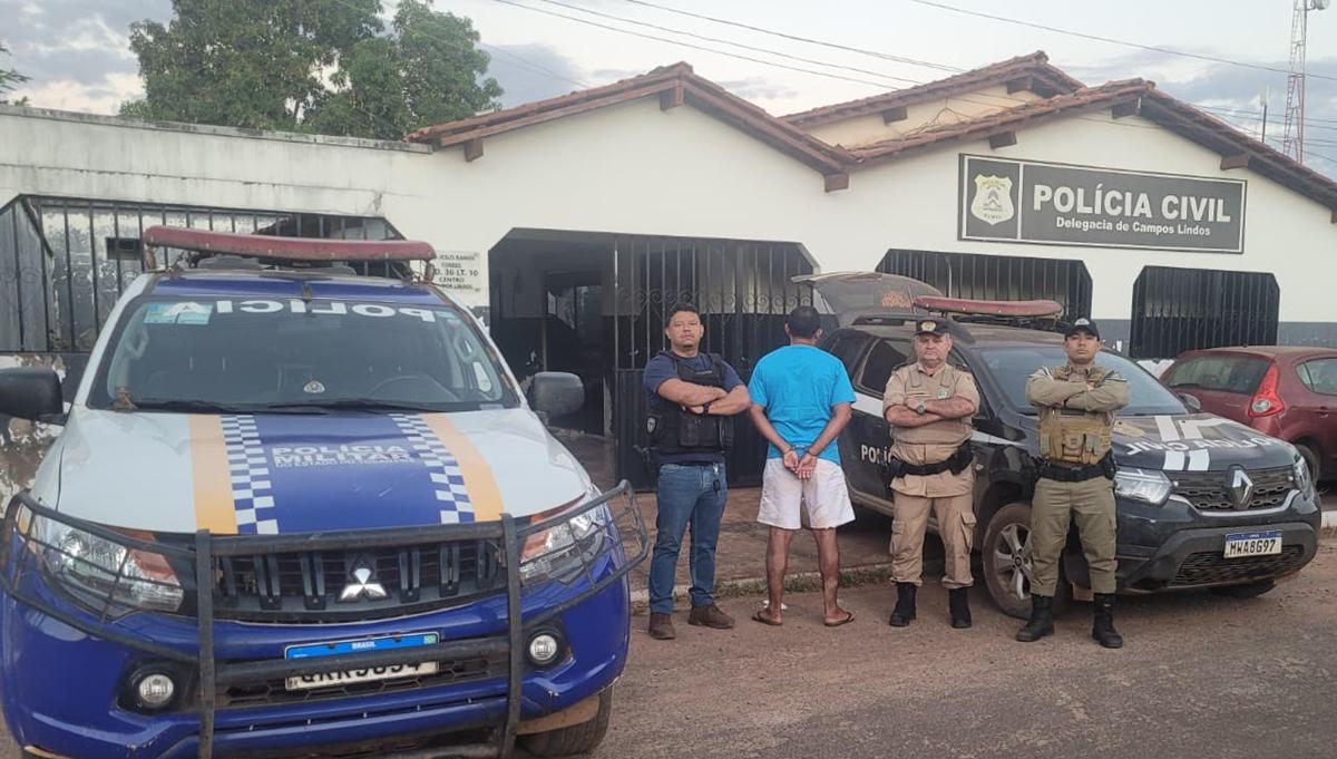 Operação Shamar: Polícia Civil do Tocantins prende homem suspeito de tentativa de feminicídio em Campos Lindos