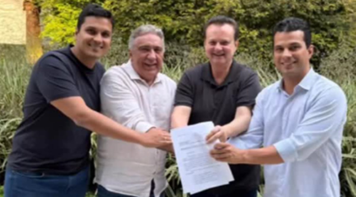 Vice-governador Laurez Moreira deixa PDT e se filia ao PSD em cerimônia com Kassab