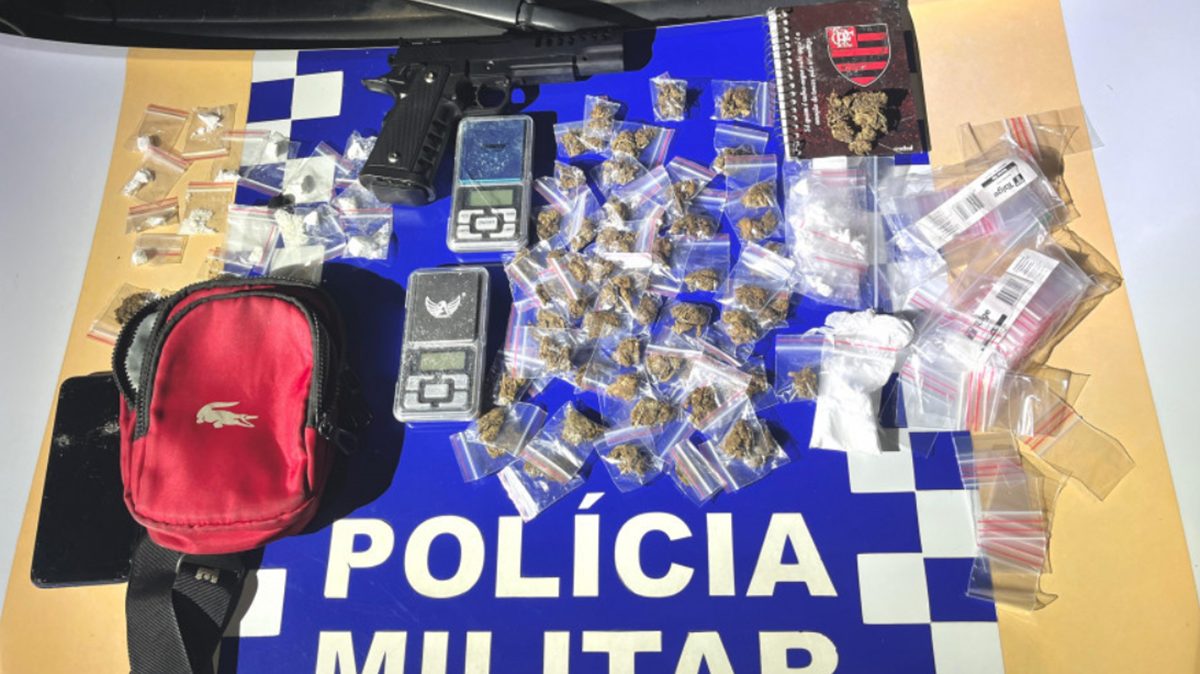 PM prende homem e apreende adolescente por tráfico de drogas em Araguaína