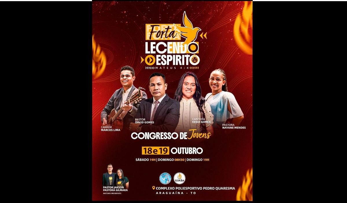 Igreja Pentecostal Shalon Adonai realiza congresso de jovens “Fortalecendo o Espírito” em Araguaína