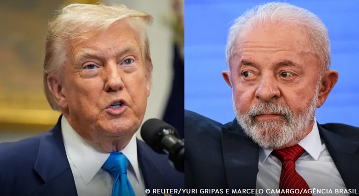 Lula conversa com Trump e pede fim de tarifaço a produtos brasileiros