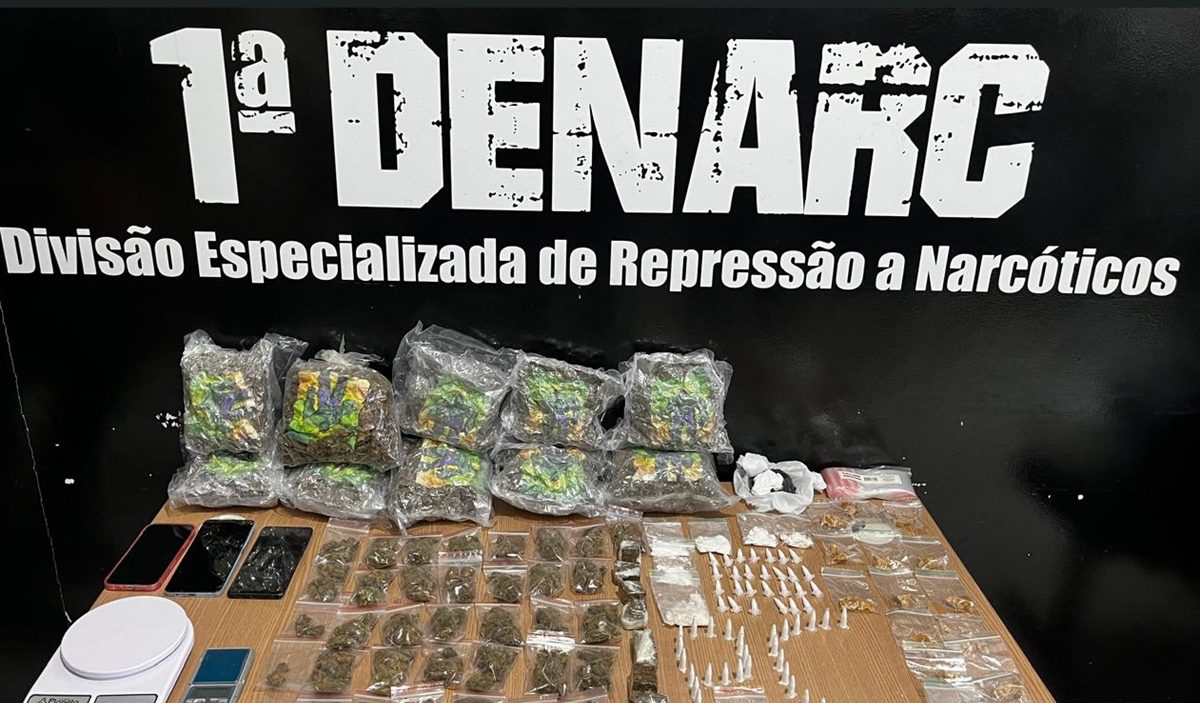 Em Palmas, Polícia Civil desarticula esquema de delivery de drogas e prende dois suspeitos por tráfico
