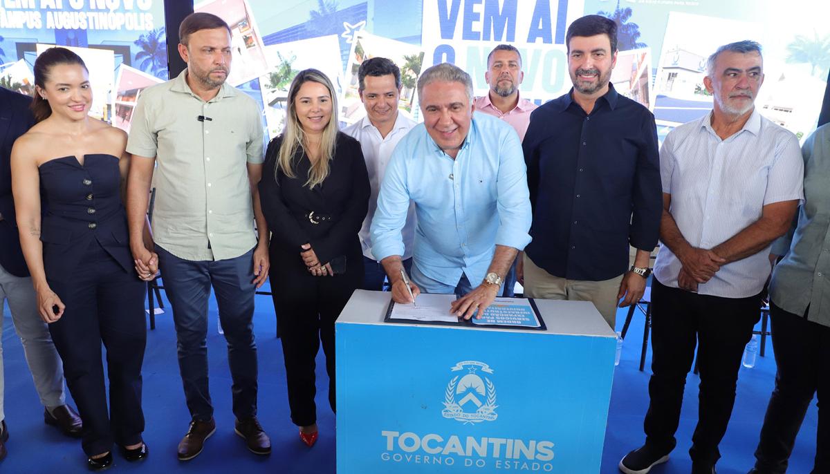 Laurez autoriza fase final do novo câmpus da Unitins no Bico do Papagaio