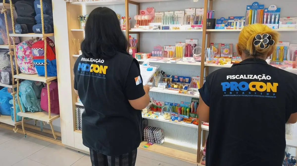 Procon Tocantins encontra variação de até 277% nos preços de materiais escolares em Paraíso do Tocantins