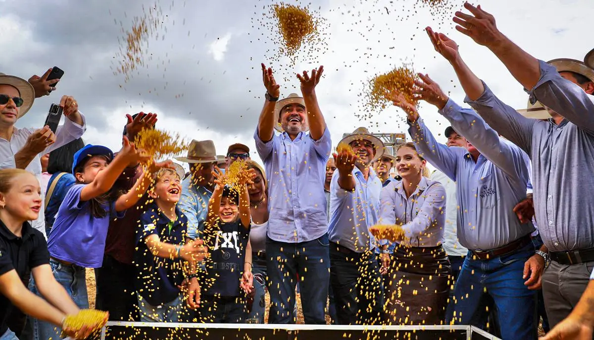 Governador Wanderlei Barbosa destaca força produtiva do Tocantins durante Abertura Nacional da Colheita da Soja, em Porto Nacional