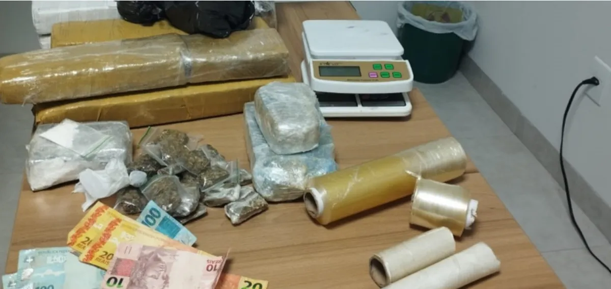 PM prende homem por tráfico e apreende mais de 10 kg de drogas em Palmas