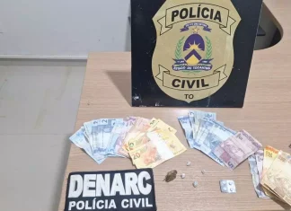 Em Araguaína, Polícia Civil deflagra operação contra à criminalidade e prende duas pessoa por tráfico de drogas