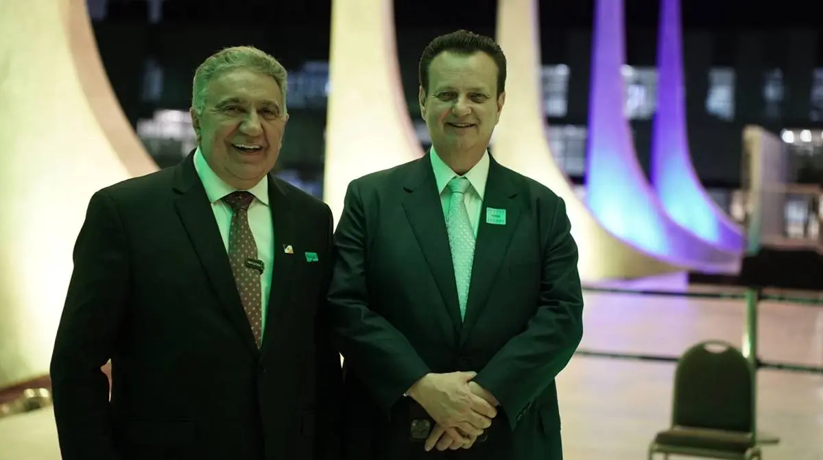 Laurez Moreira se reúne com Gilberto Kassab para tratar de pautas políticas e articulações partidárias