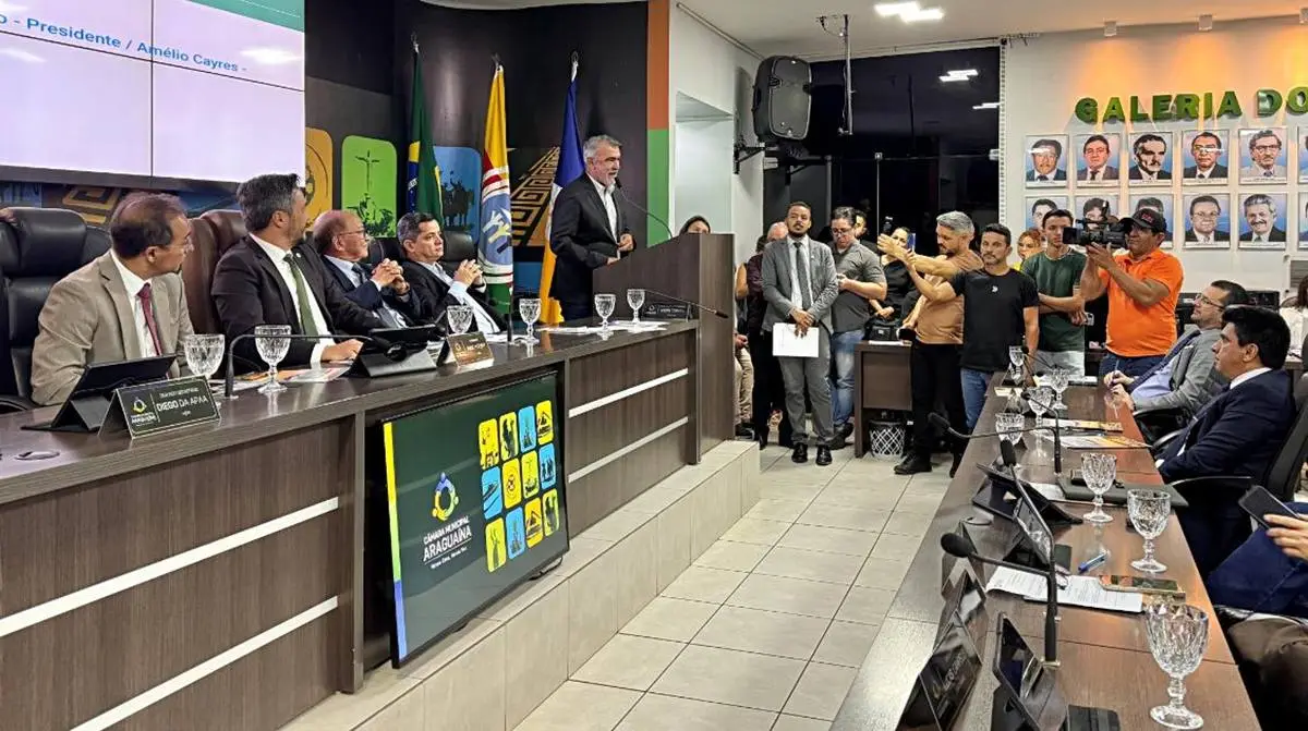 Presidente da Assembleia Legislativa é homenageado pela Câmara de Araguaína