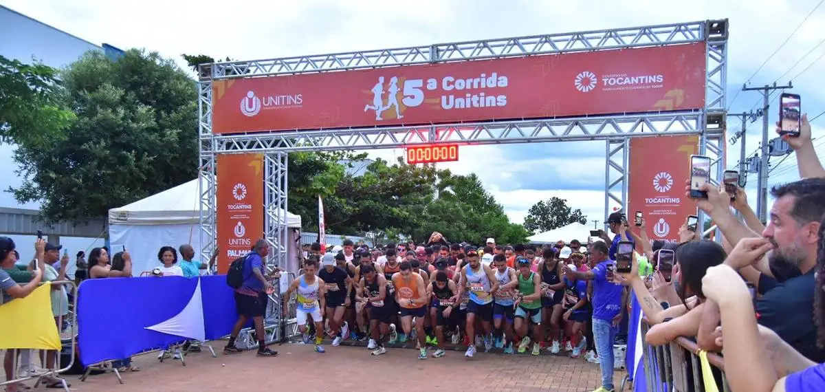 Com mais de 3 mil inscritos, 5 ª Corrida da Unitins vira a maior prova de rua do Tocantins