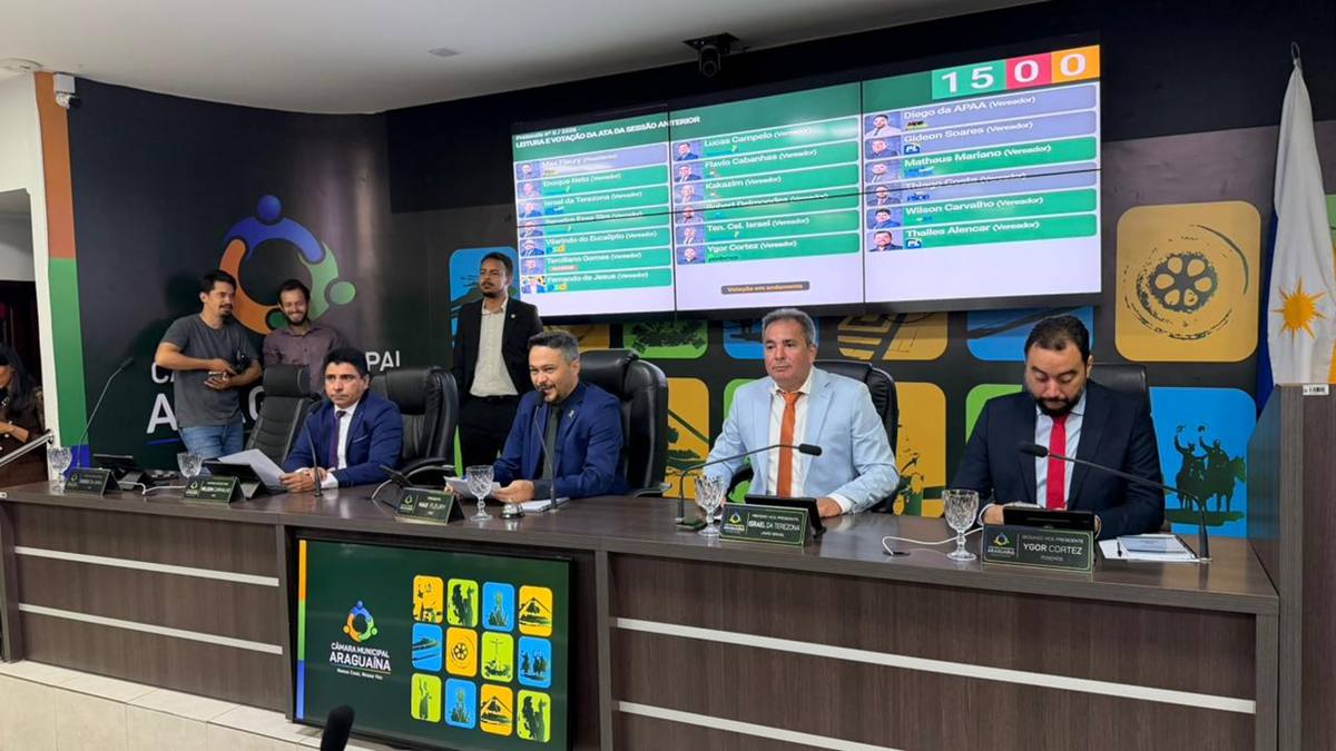 Câmara de Araguaína reconduz Max Fleury à presidência com apoio de todos os vereadores