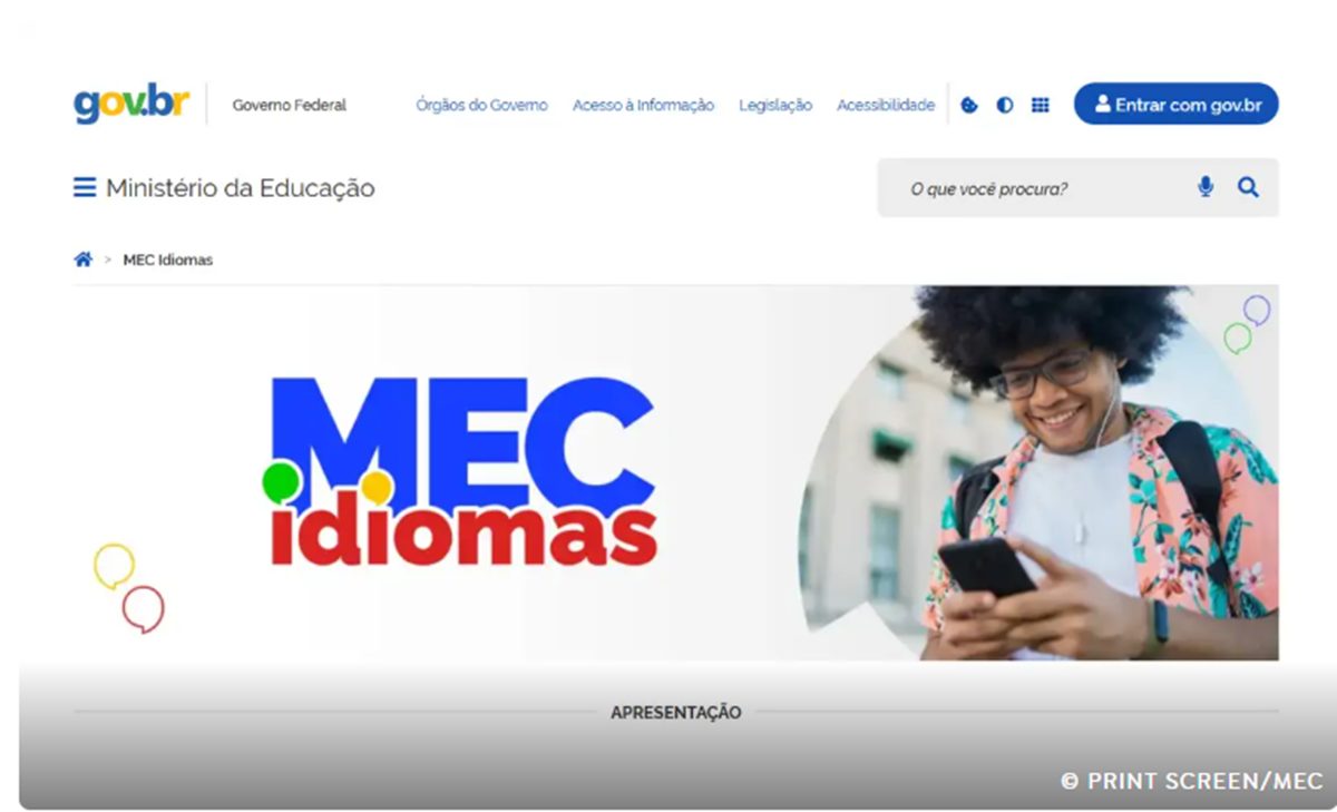 MEC Idiomas: nova plataforma oferta inglês e espanhol gratuitamente