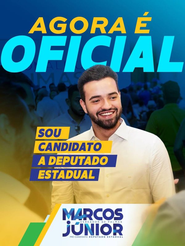 Marcos Júnior entra oficialmente na disputa pela Assembleia Legislativa