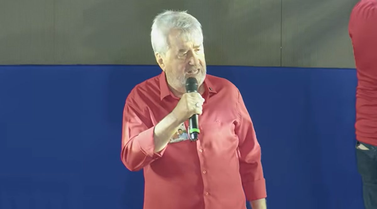 Ex-deputado Célio Moura defende protagonismo do PT e faz críticas à direita durante convenção do PSD em Palmas