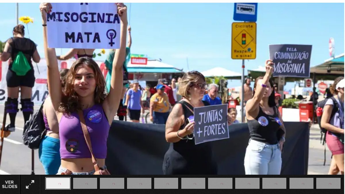 Mulheres vão às ruas pela votação do PL da Misoginia