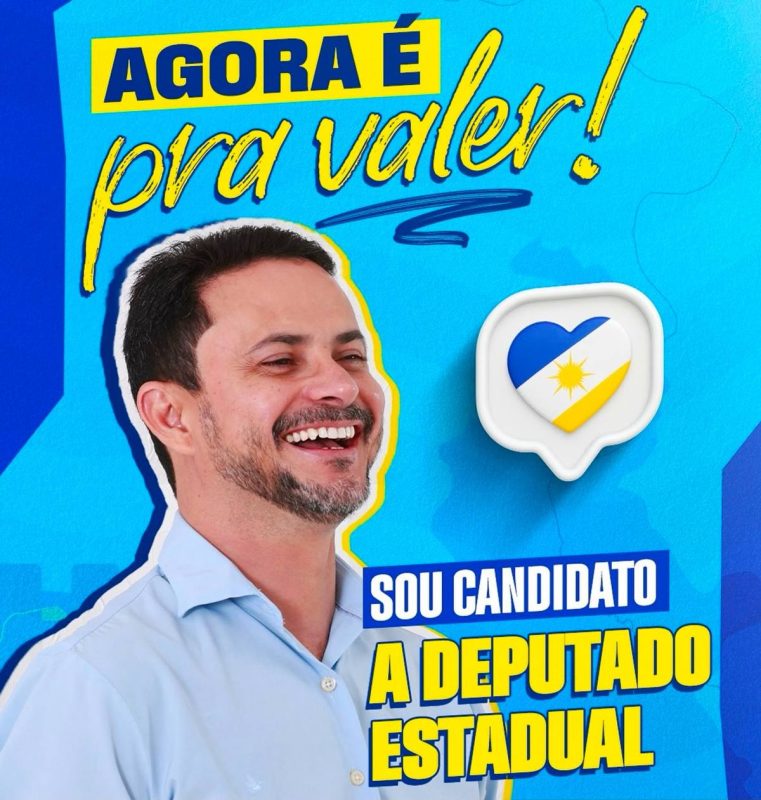 Podemos oficializa pré-candidatura de Ho-Che-Mim a deputado estadual durante convenção em Palmas