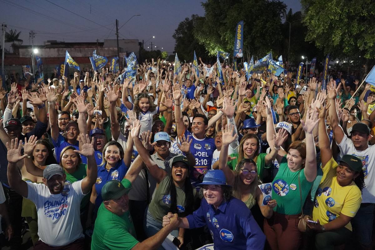 Com apoio de lideranças locais e regionais, Lucas Campelo reúne multidão em caminhada na cidade de Colinas do Tocantins