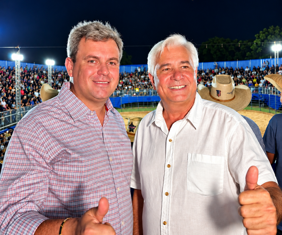 Djalma Júnior e Madruga celebram festa com mais de 10 mil pessoas