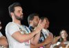 Em Dianópolis, Marcos Júnior caminha com Dorinha, Wanderlei, Gaguim, Eduardo Gomes e Janad