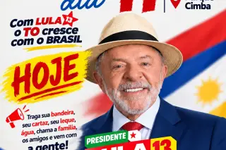 Apoiadores de Lula fazem ato em Araguaína neste domingo em frente ao Parque Cimba